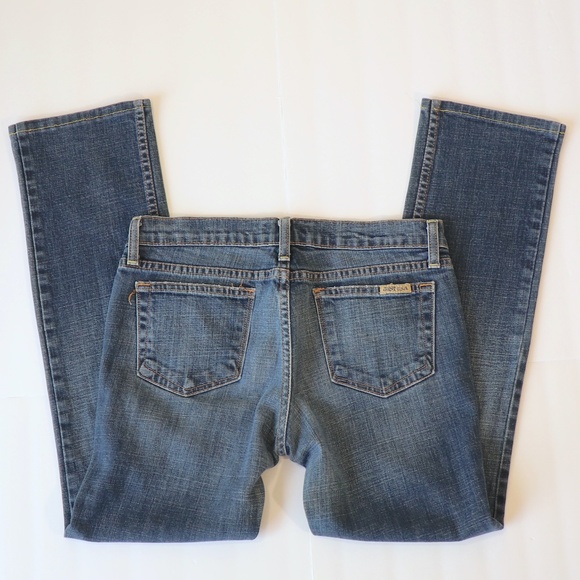 Straight leg sand-washed jeans mid-rise - Picture 2 of 12
